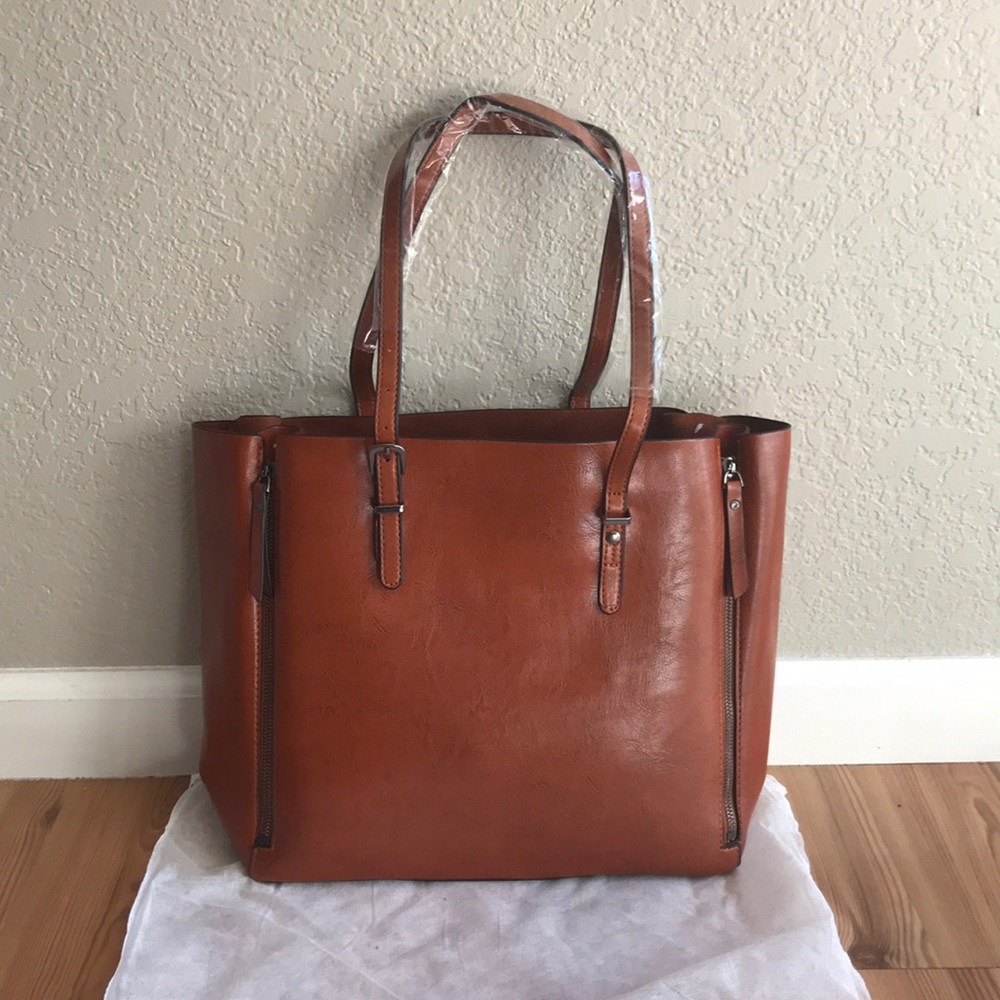 Weekend Edit Sophie Tote/Work/Laptop in Cognac